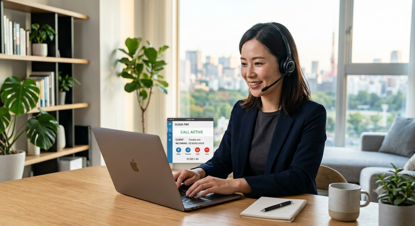 PCで会社の電話番号が使える！クラウドPBX導入のメリットと最適なサービス