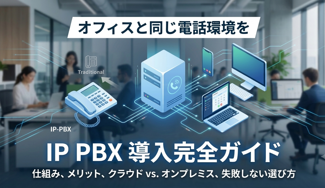 IP PBXでハイブリッドワークを快適に！導入手順と失敗しないための注意点